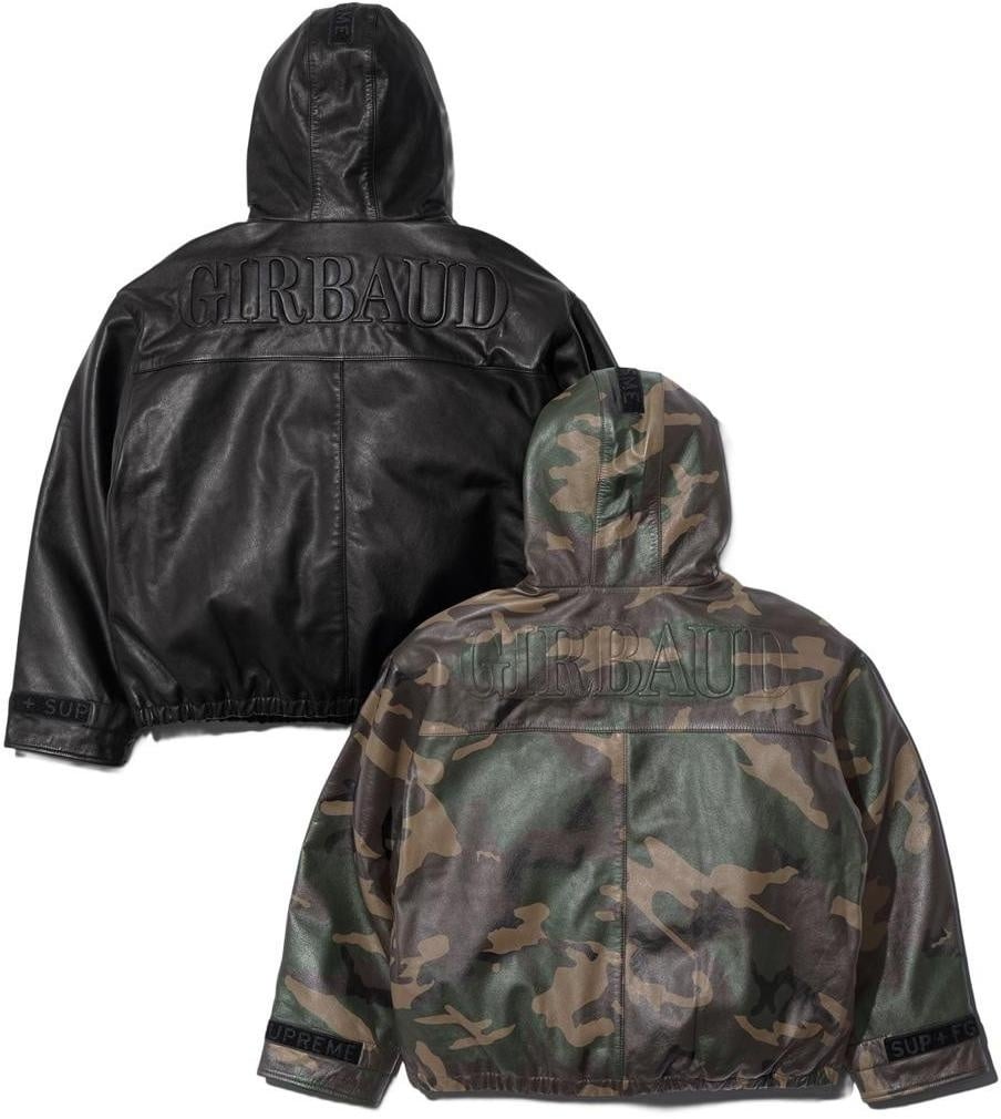 Supreme®/Marithé + François Girbaud Hooded Leather Flight Bomber Jacket view 7